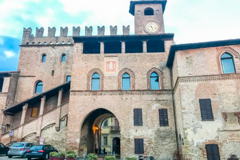 Historical center of Castell’Arquato, Parma, Italy