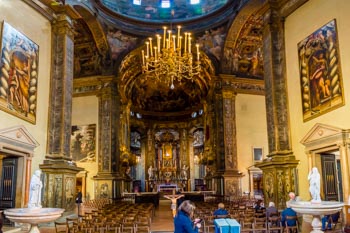 The interior of the Church Santa Maria della Steccata, Parma, Italy
