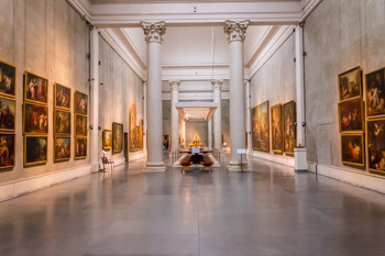 The National Gallery in the Palazzo della Pilotta, Parma, Italy