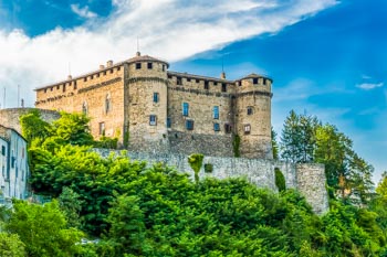 Castillo de Compiano, Parma, Italia